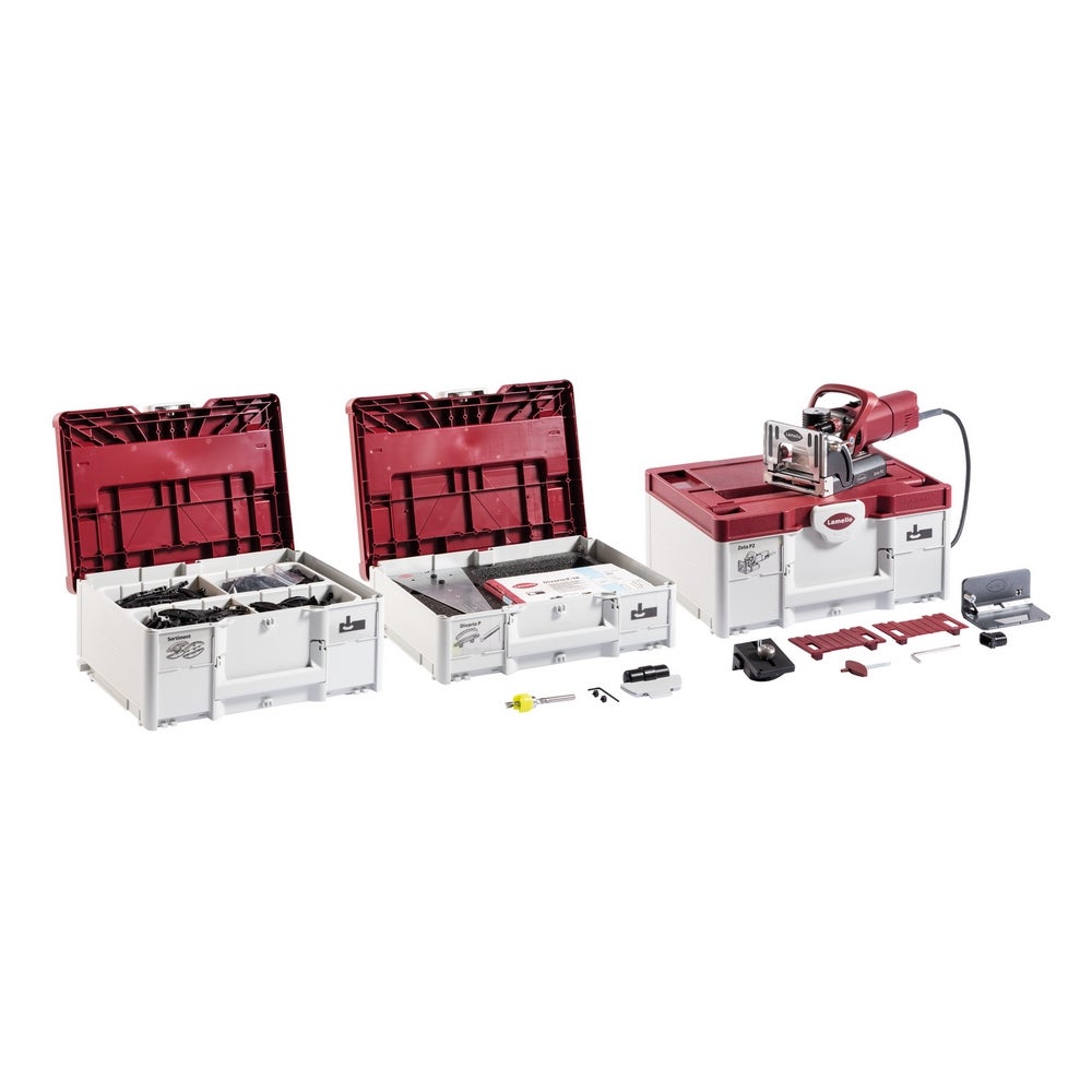 Lamello Zeta P2 Set, DP, Stecker Typ F Schuko, im Systainer3 M inkl. Verbindersortiment #101403DESET