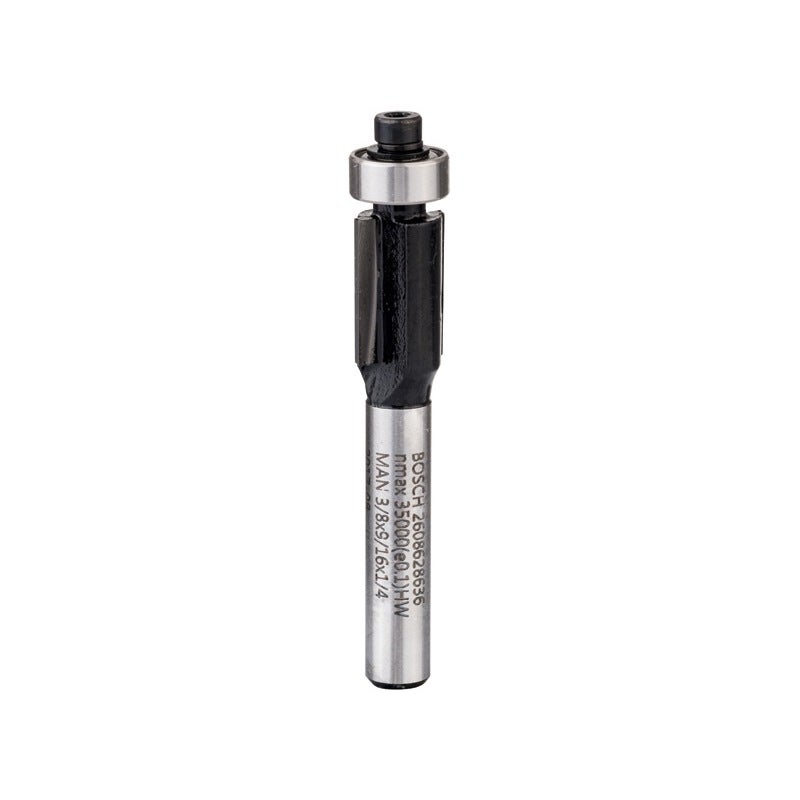 Bosch PRO Bündigfräser mit unterem Kugellager, D 3/8",  L 17/32", S 1/4" #2608628636