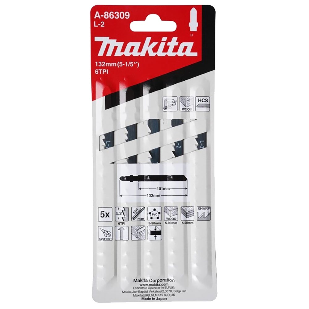 Makita Stichsägeblatt für Holz Schnelle Schnitte #A-86309