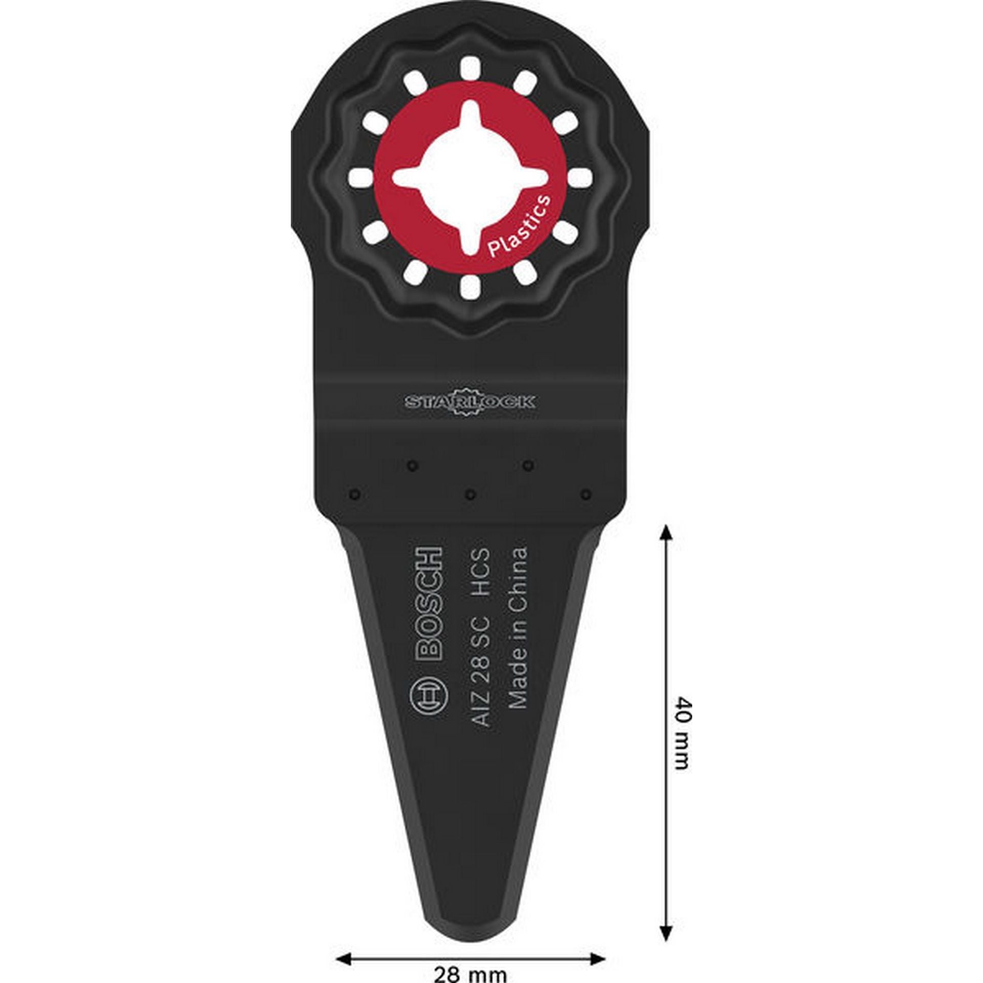 Bosch AIZ 28 SC Kunststoff Schneider, Starlock, 28 x 40 mm, 5-tlg. #2608669273
