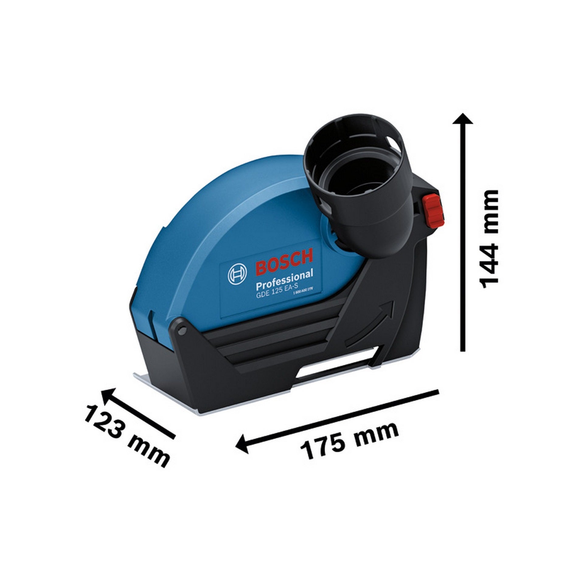 Bosch Absaughaube Easy-Adjust GDE 125 EA-S, Systemzubehör #1600A003DH