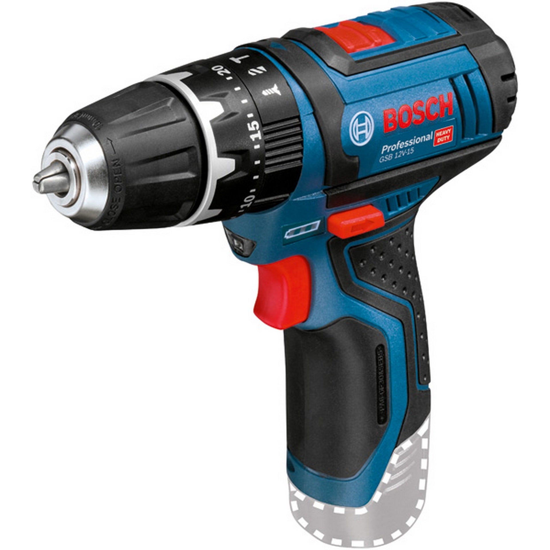 Bosch Akku-Schlagbohrschrauber GSB 12V-15 #06019B6901
