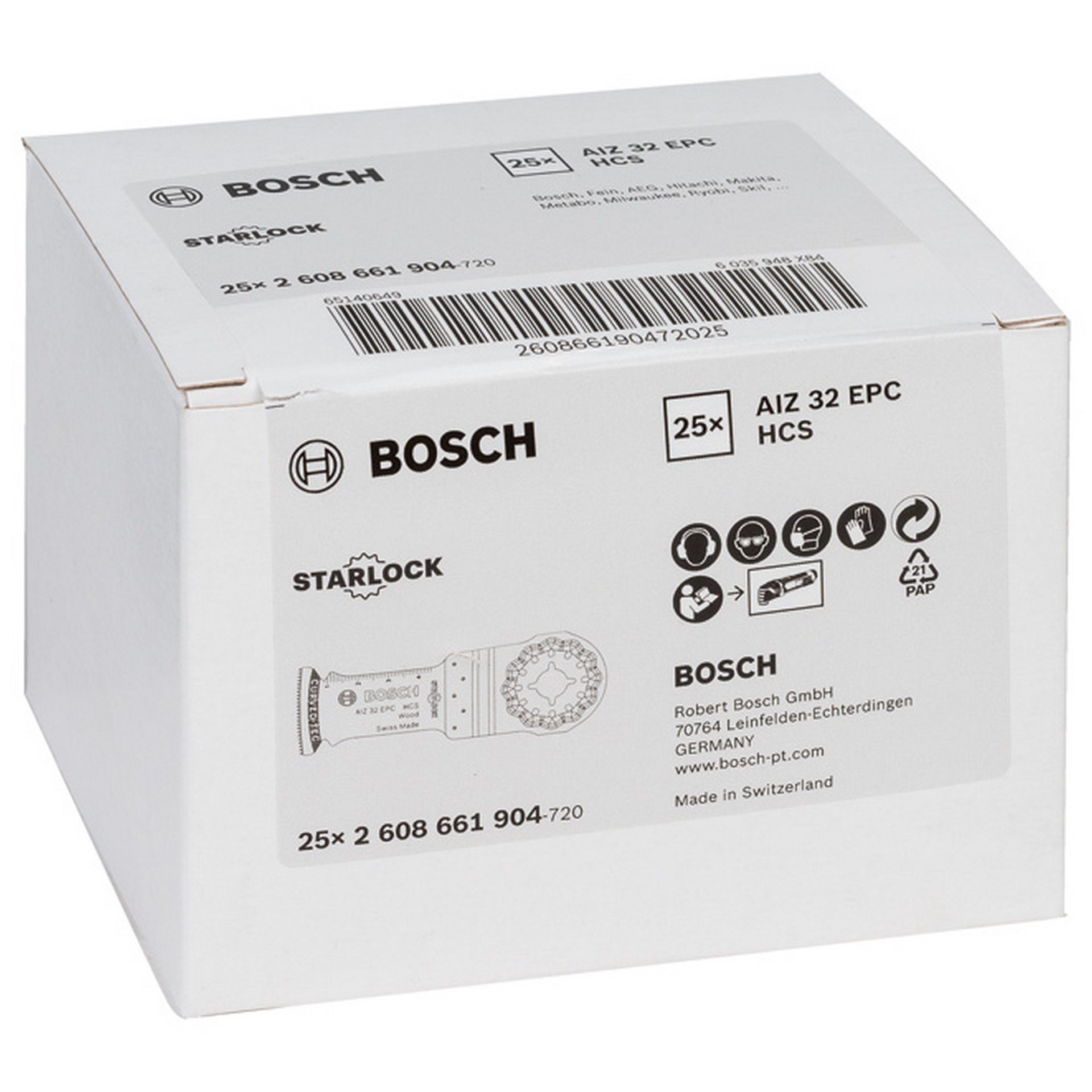 Bosch HCS Tauchsägeblatt AIZ 32 EPC Wood, 50 x 32 mm #2608661904