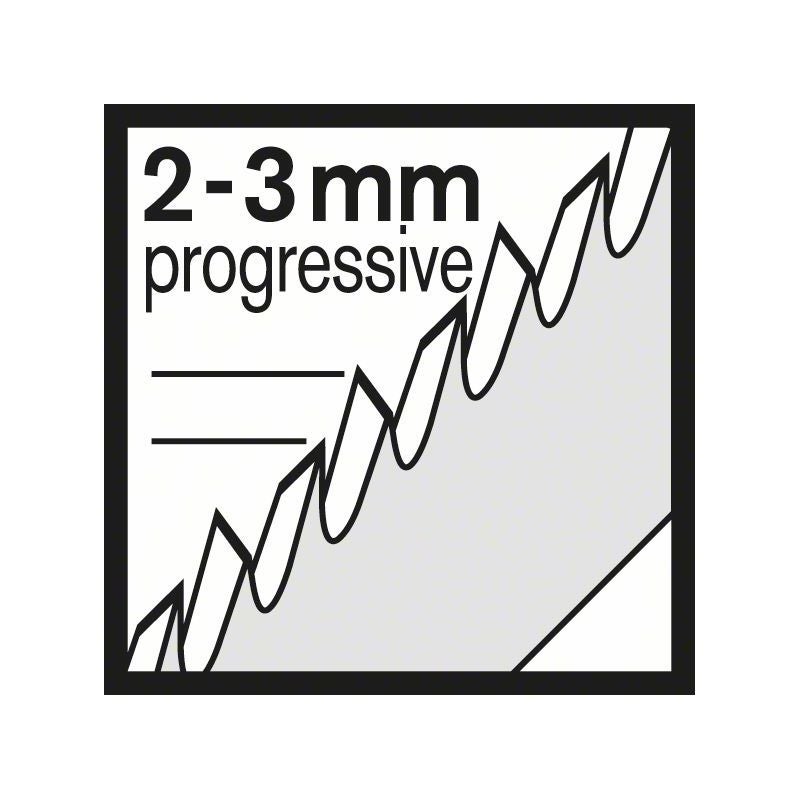 Bosch Stichsägeblatt T 234 X Progressor for Wood, 5er-Pack #2608633528