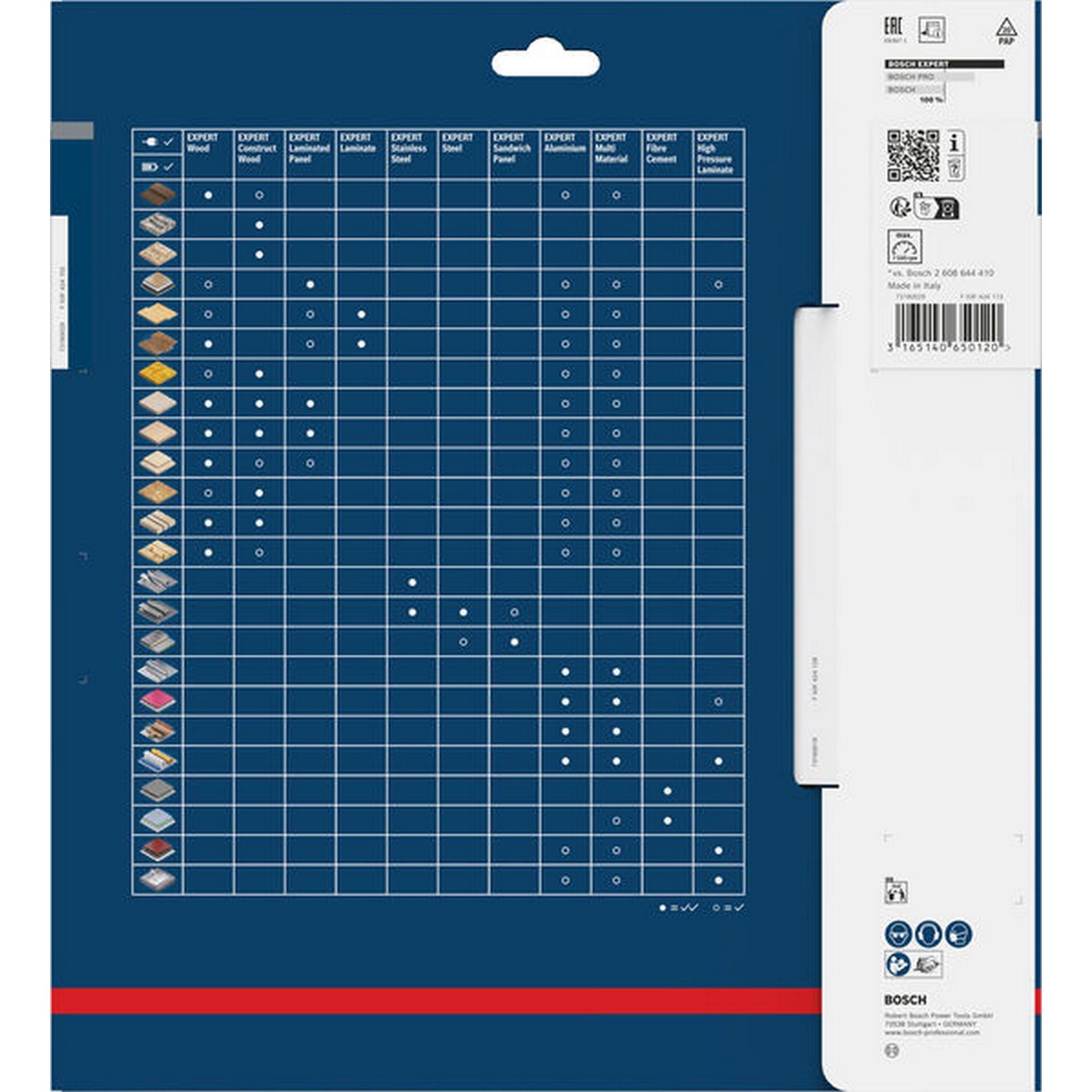 Bosch EXPERT Wood Kreissägeblatt, 254x2,4/1,8x30 mm, Z60 #2608642530