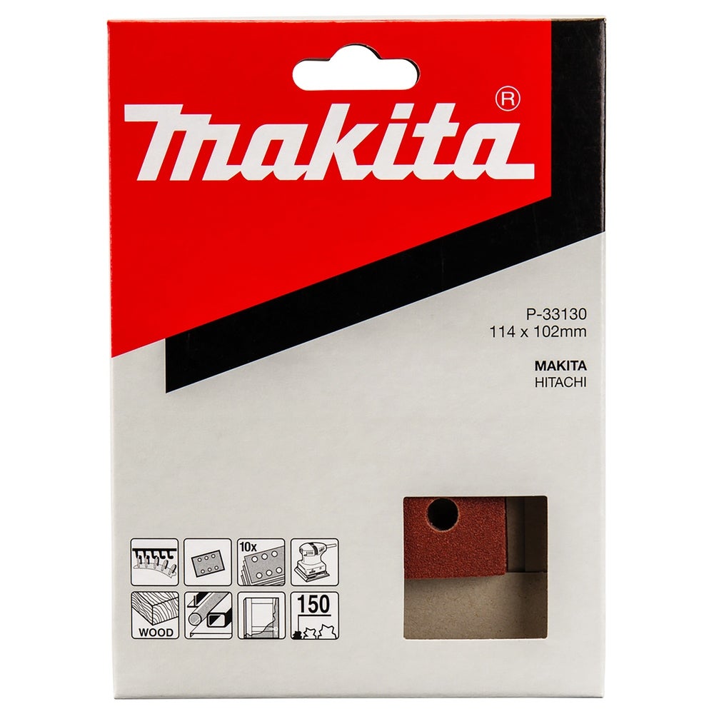 Makita Schleifpapier 114 x 102 mm, K150, 10 Stk. #P-33130
