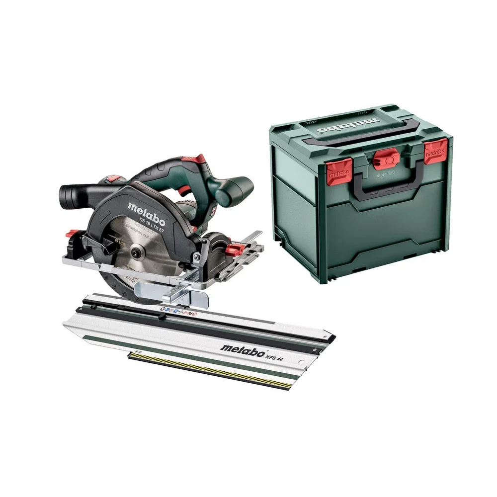 Metabo Set Akku-Handkreissäge KS 18 LTX 57 #691195000 mit Kappschiene KFS 44