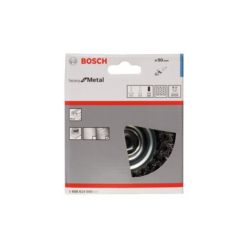 Bosch PRO Metal heavy Topfbürste, 90 x 0,8 mm, Gewinde #1608614000