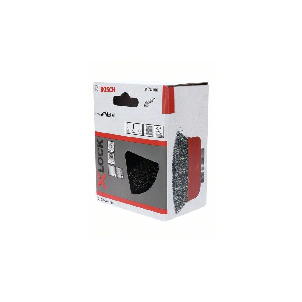 Bosch PRO Metal clean X-Lock Topfbürste, 75 x 0,3 mm #2608620725