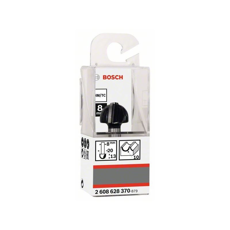 Bosch PRO Hohlkehlfräser, R 10 mm, S 8 mm #2608628370