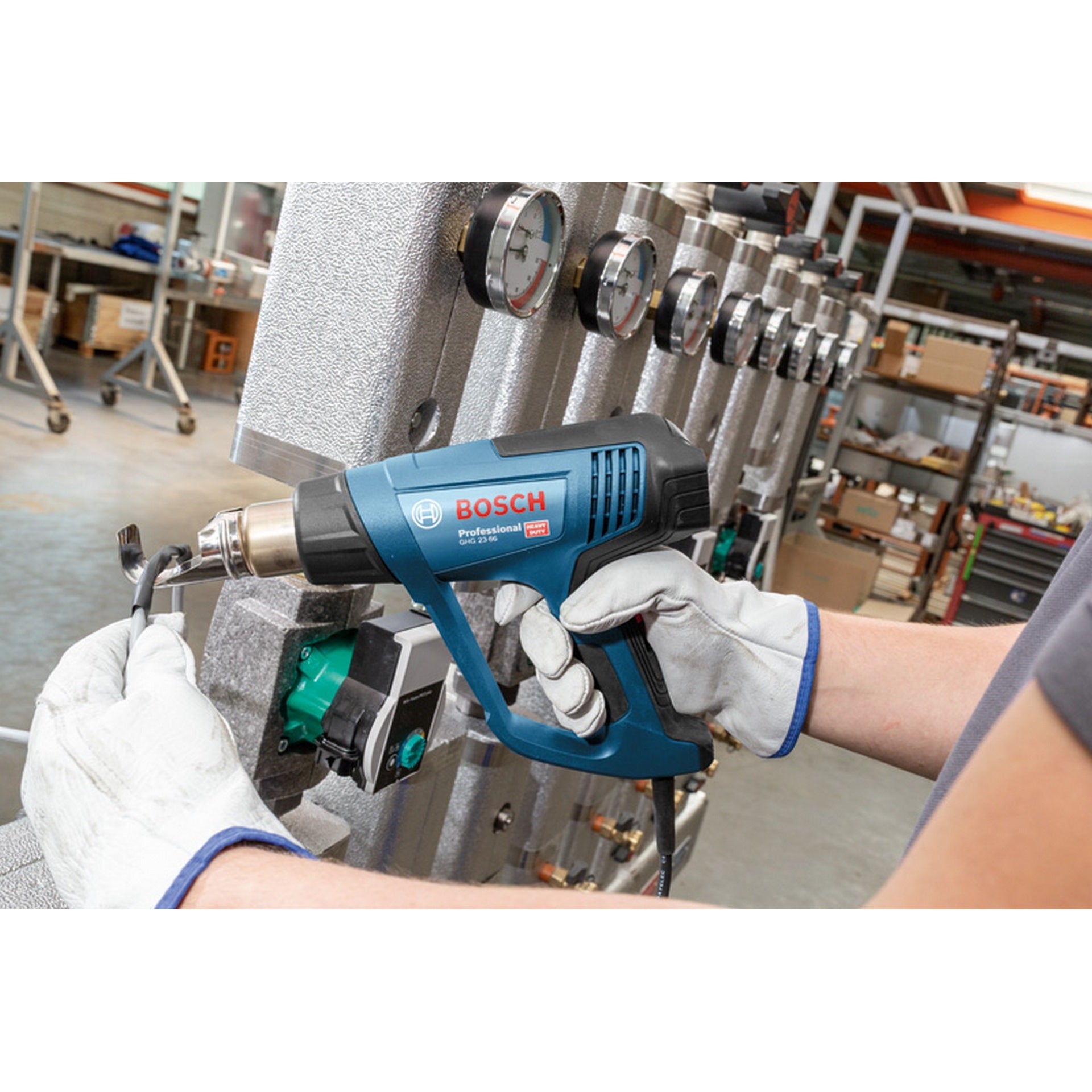 Bosch Heißluftgebläse GHG 23-66 im Handwerkerkoffer #06012A6300