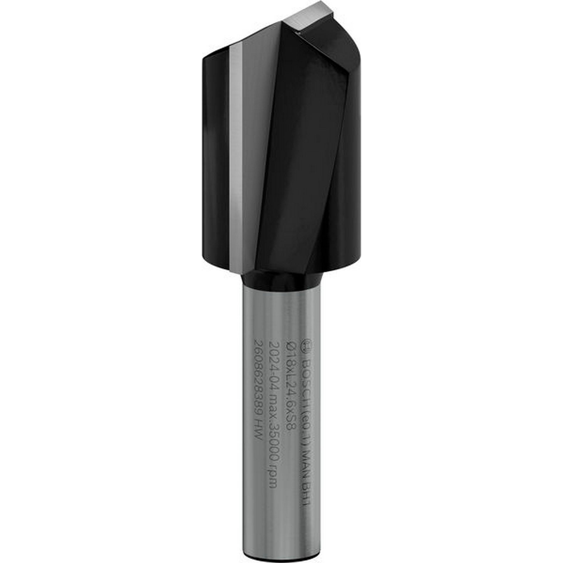 Bosch PRO Nutfräser, zweischneidig, D 18 mm, L 24,6 mm, S 8 mm #2608628389