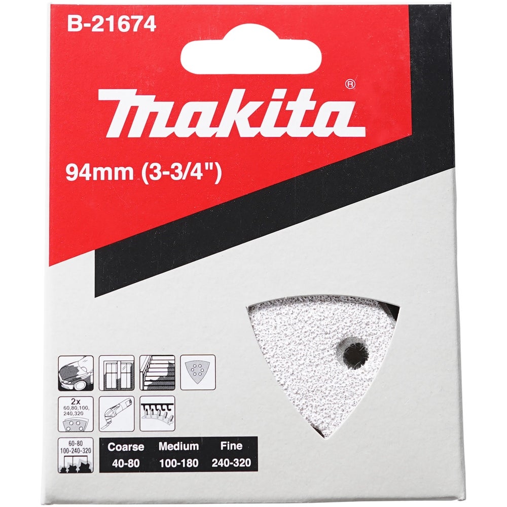Makita Schleifpapierset Deltoid, 94 mm, 5 x 2 Stk. #B-21674