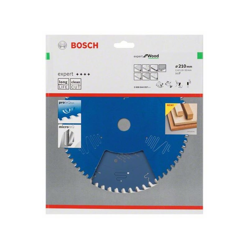Bosch EXPERT Wood Kreissägeblatt, 210x2,4/1,8x30 mm, Z56 #2608644057