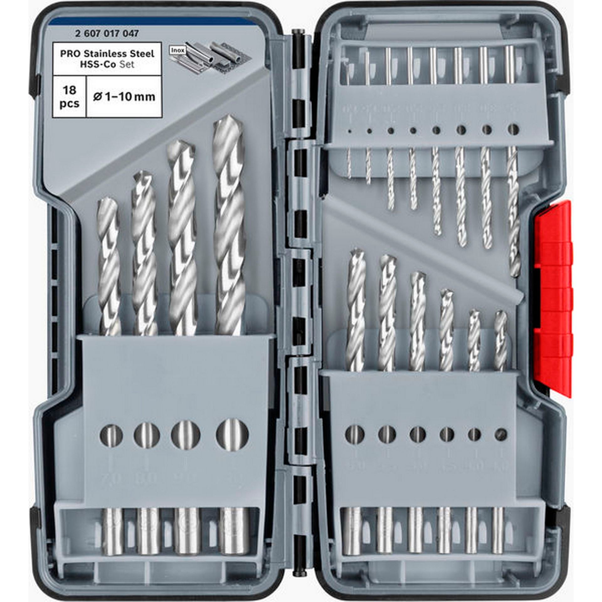 Bosch PRO Metal HSS-G Spiralbohrer Set, 18-tlg. #2607019578
