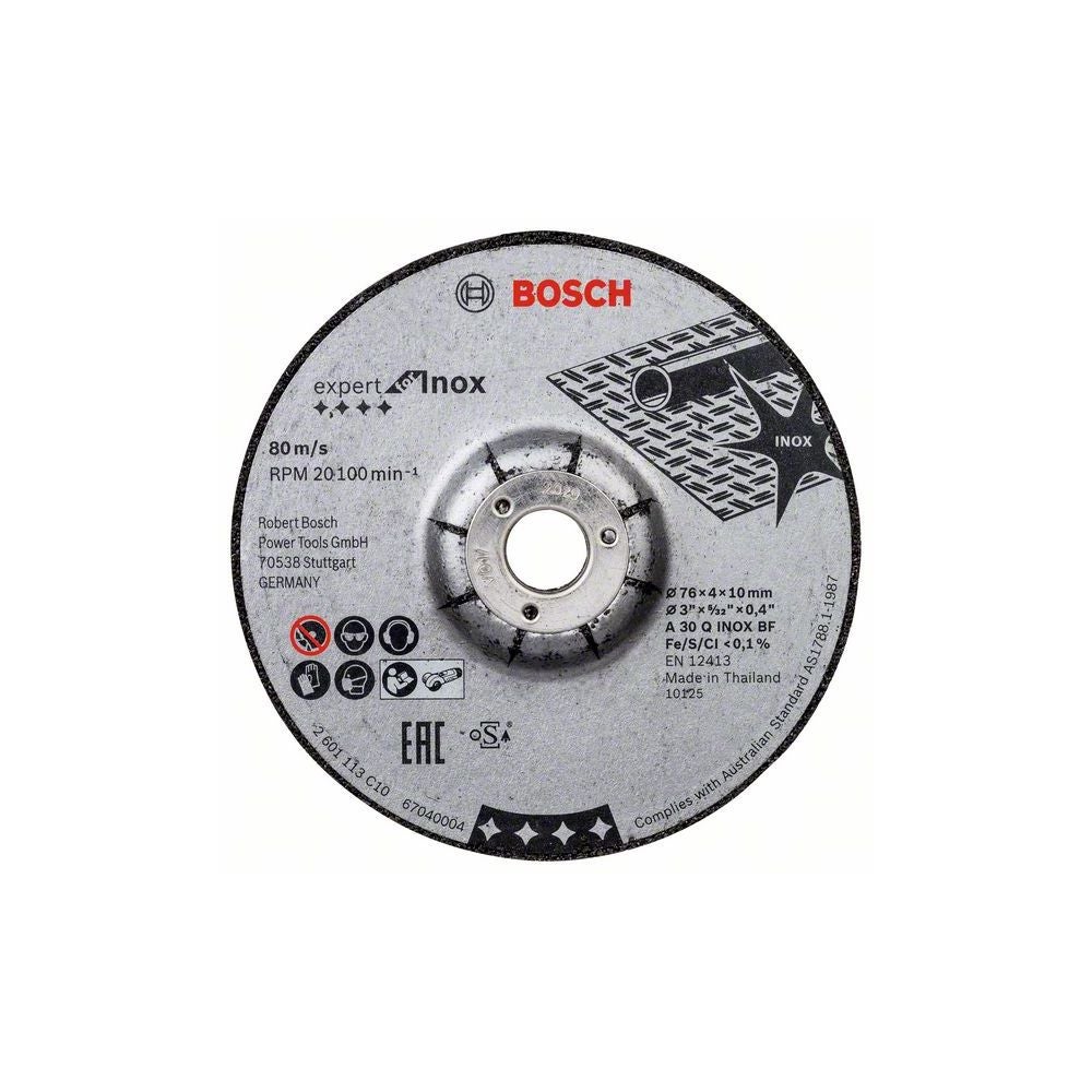 Bosch PRO Stainless Steel and Metal Schleifscheibe, 76 x 4 x 10 mm #2608601705
