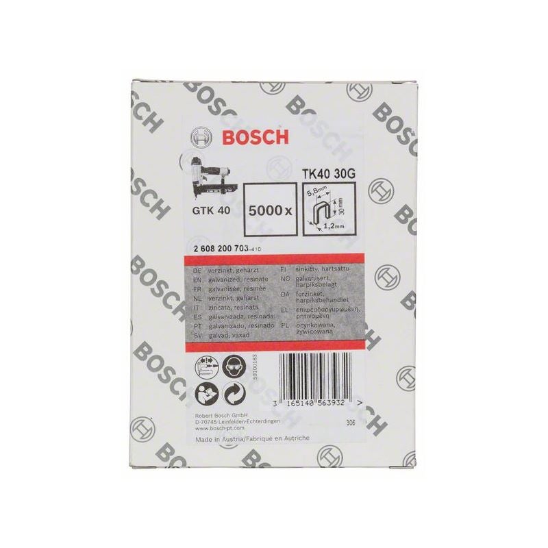 Bosch PRO NC18 Schmale Kronenklammern, 30G #2608200703