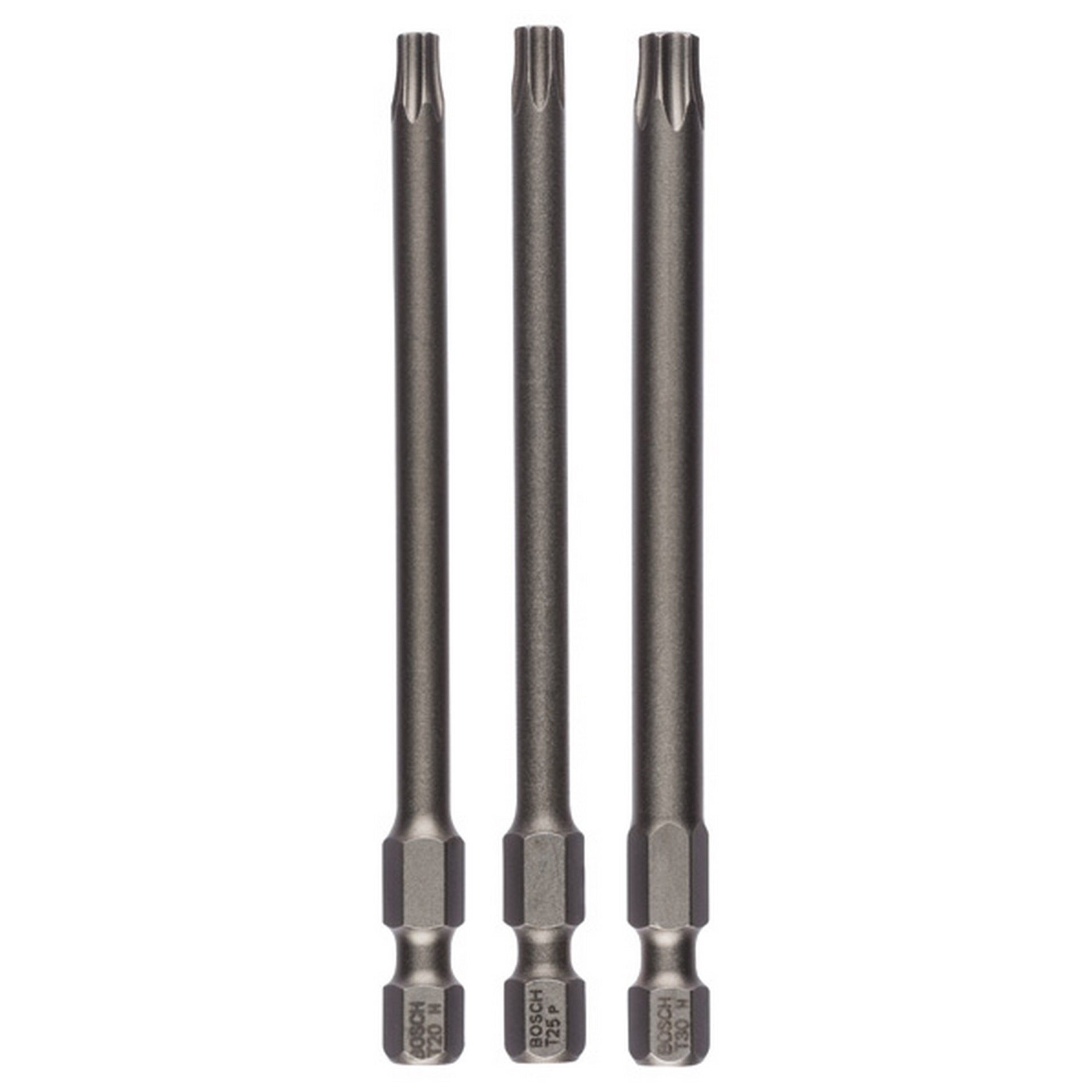 Bosch Schrauberbit-Set Extra-Hart, 3-teilig, T20, T25, T30, 89 mm #2607001760