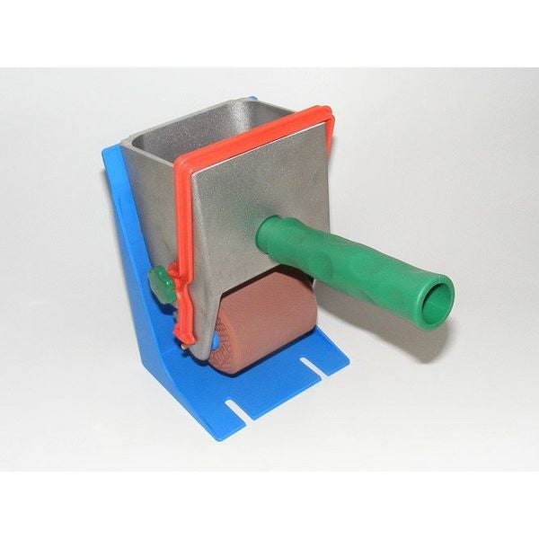 Leimroller Pfohl 75mm mit Moosgummiwalze grau
