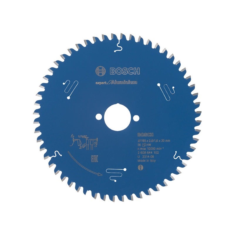 Bosch EXPERT Aluminium Kreissägeblatt, 190x2,6/1,6x30 mm, Z56 #2608644102