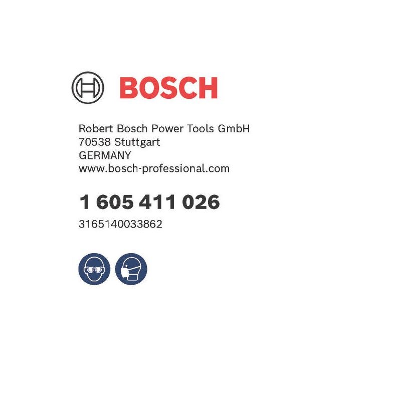 Bosch Staubbeutel, passend zu PEX 115 A / 125 AE, PBS 60 / 60 E #1605411026