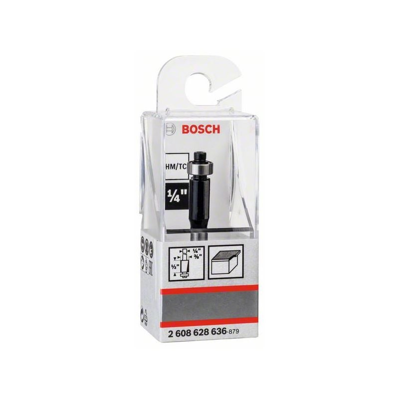 Bosch PRO Bündigfräser mit unterem Kugellager, D 3/8",  L 17/32", S 1/4" #2608628636