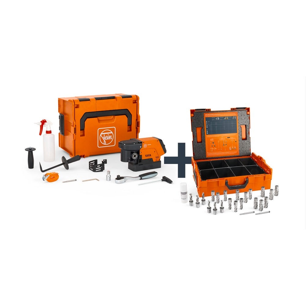 Fein Compact-Magnet-Kernbohrmaschine bis 36 mm KBC 36 MAGFORCE Structural Steel-Set 3/4 in Weldon /