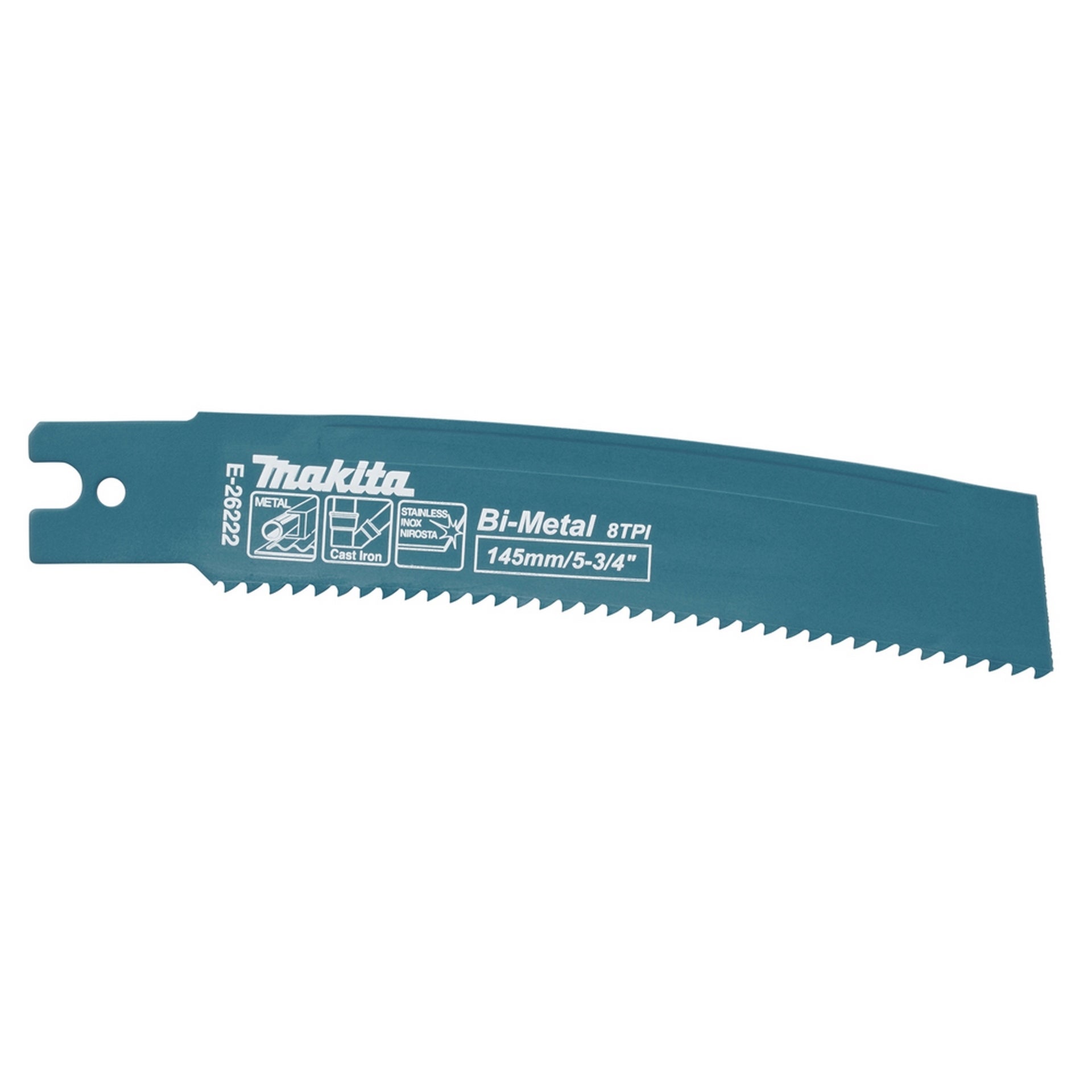 Makita Kettenschraubstock Recipro-Sägeblatt 145 mm, gebogen, BiM #E-26222
