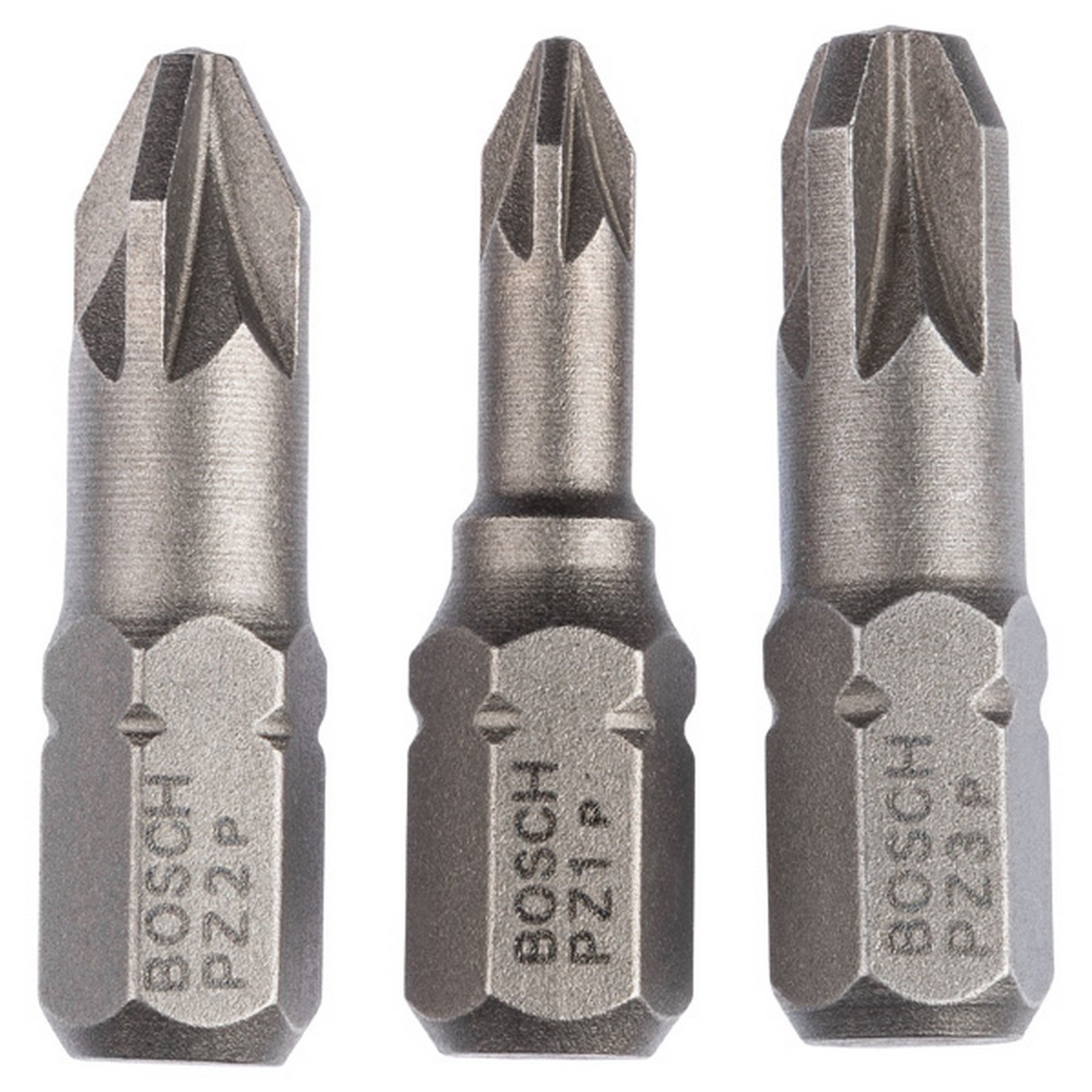 Bosch Schrauberbit-Set, Extra Hard, 3-tlg., PZ1, PZ2, PZ3, 25 mm #2607001753