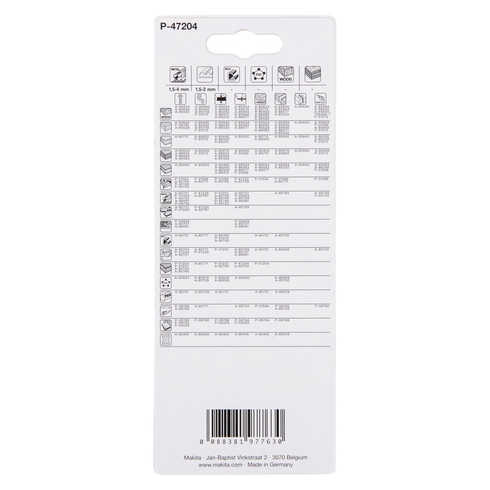 Makita Stichsägeblatt Spezial #P-47204