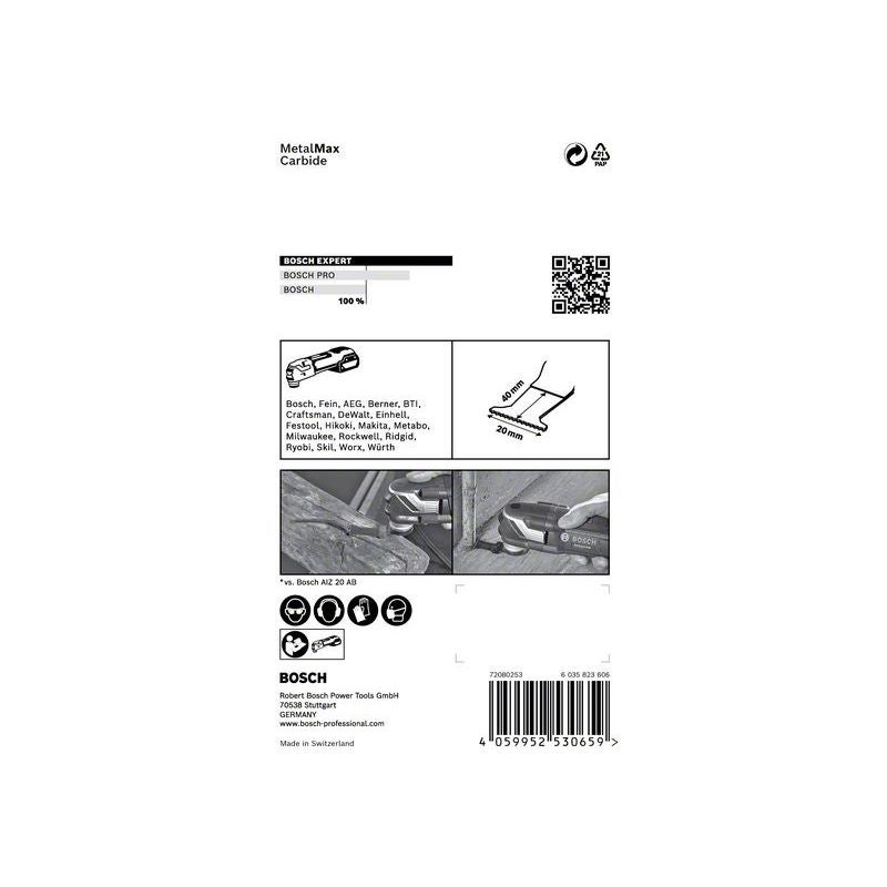 Bosch EXPERT MetalMax AIZ 20 AIT Tauchsägeblatt, 40x20 mm, 5-tlg. #2608900013