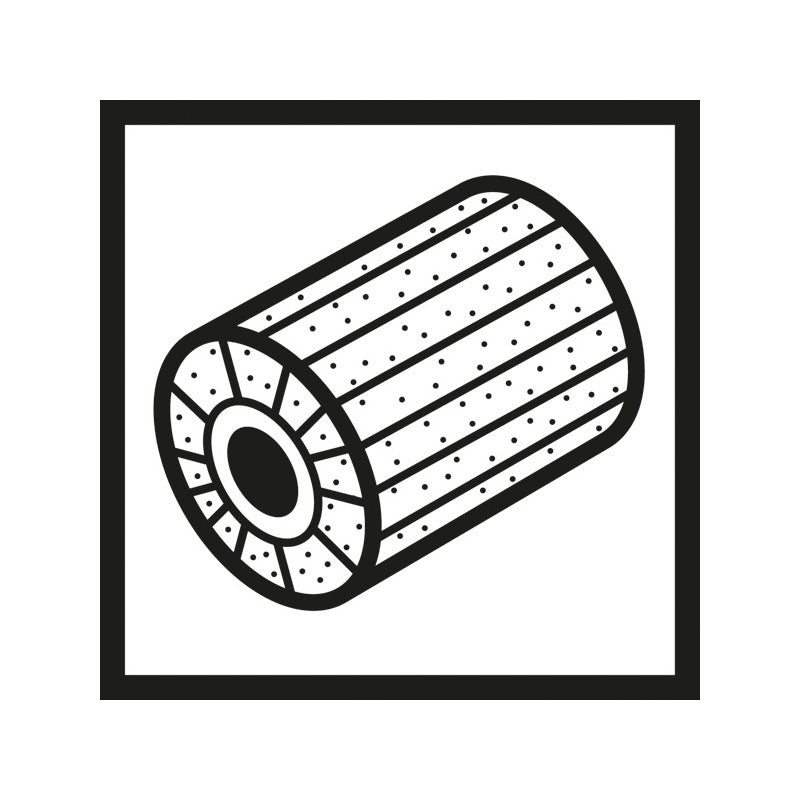 Bosch Lamellenschleifwalze, 19 mm, K 180, 100 mm #2608000600