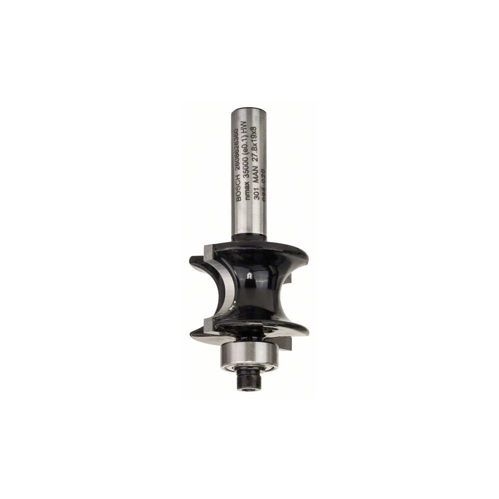 Bosch PRO Halbstabfräser, R 6 mm, D 27,8 mm, L18 mm,6, S 8 mm #2608628360
