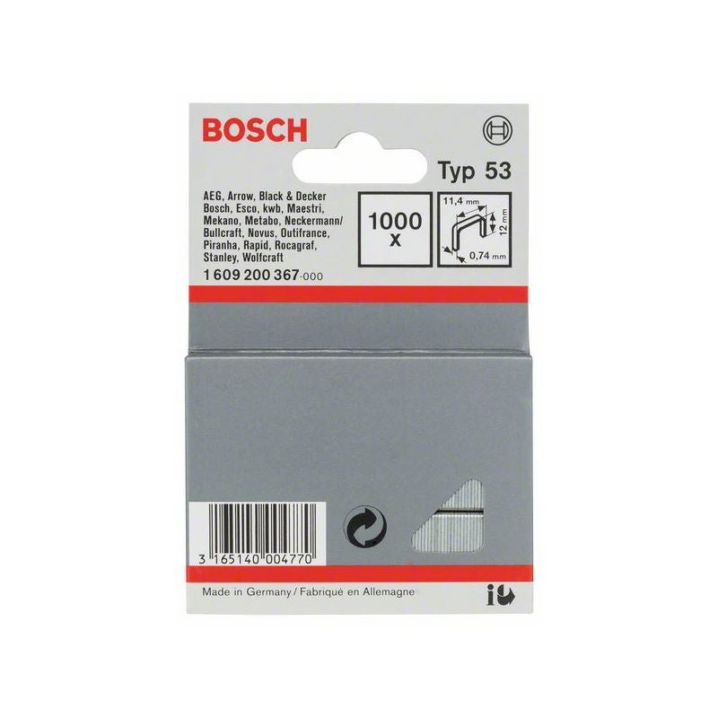 Bosch Feindrahtklammern, Typ 53/12 #1609200367