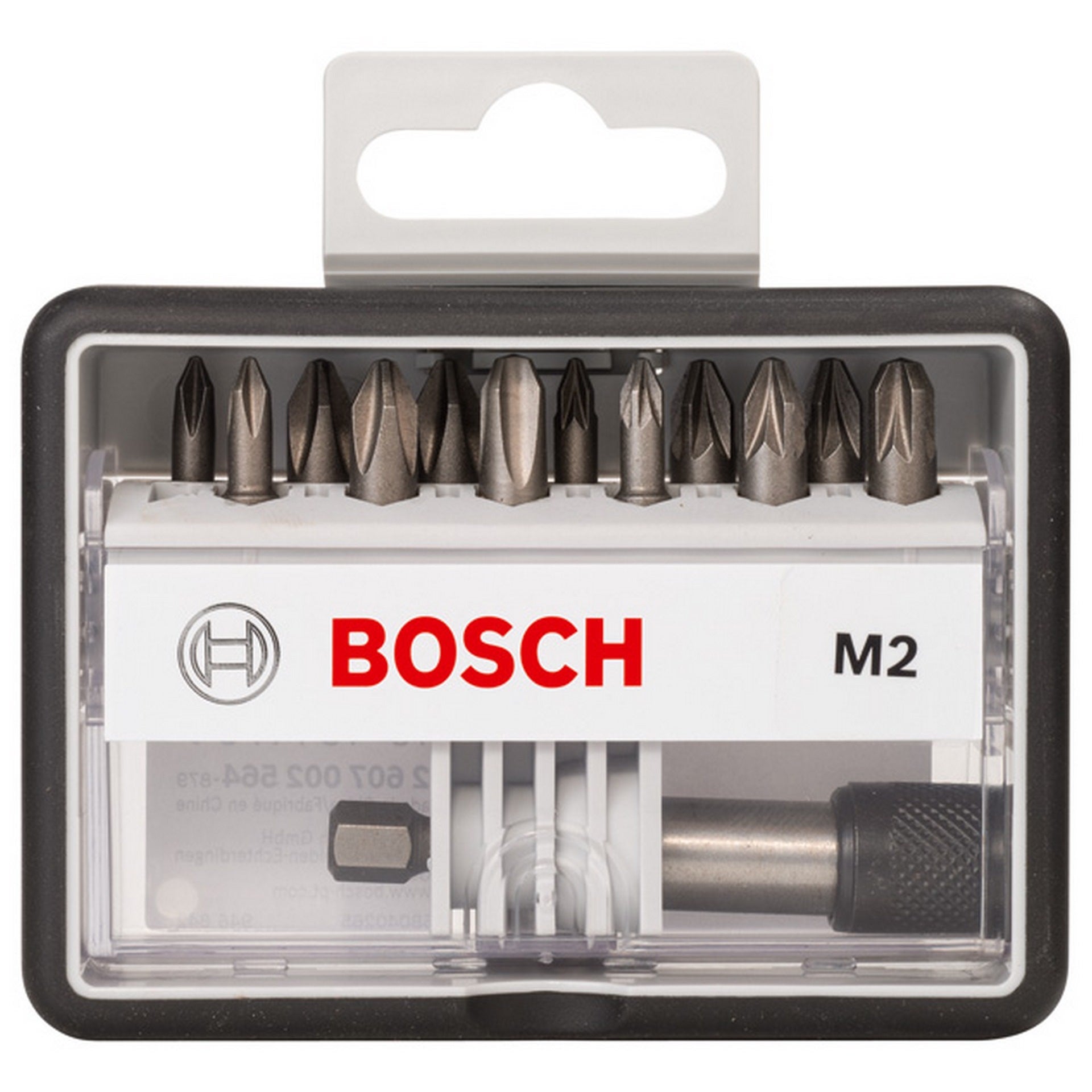 Bosch 12+1-tlg. Schrauberbit-Set, Robust Line, M PH/PZ, Extra Hard-Ausführung #2607002564
