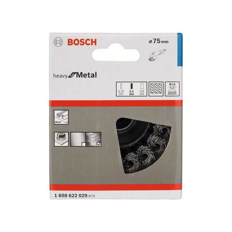 Bosch PRO Metal heavy Topfbürste, 75 x 0,5 mm, Gewinde #1608622029