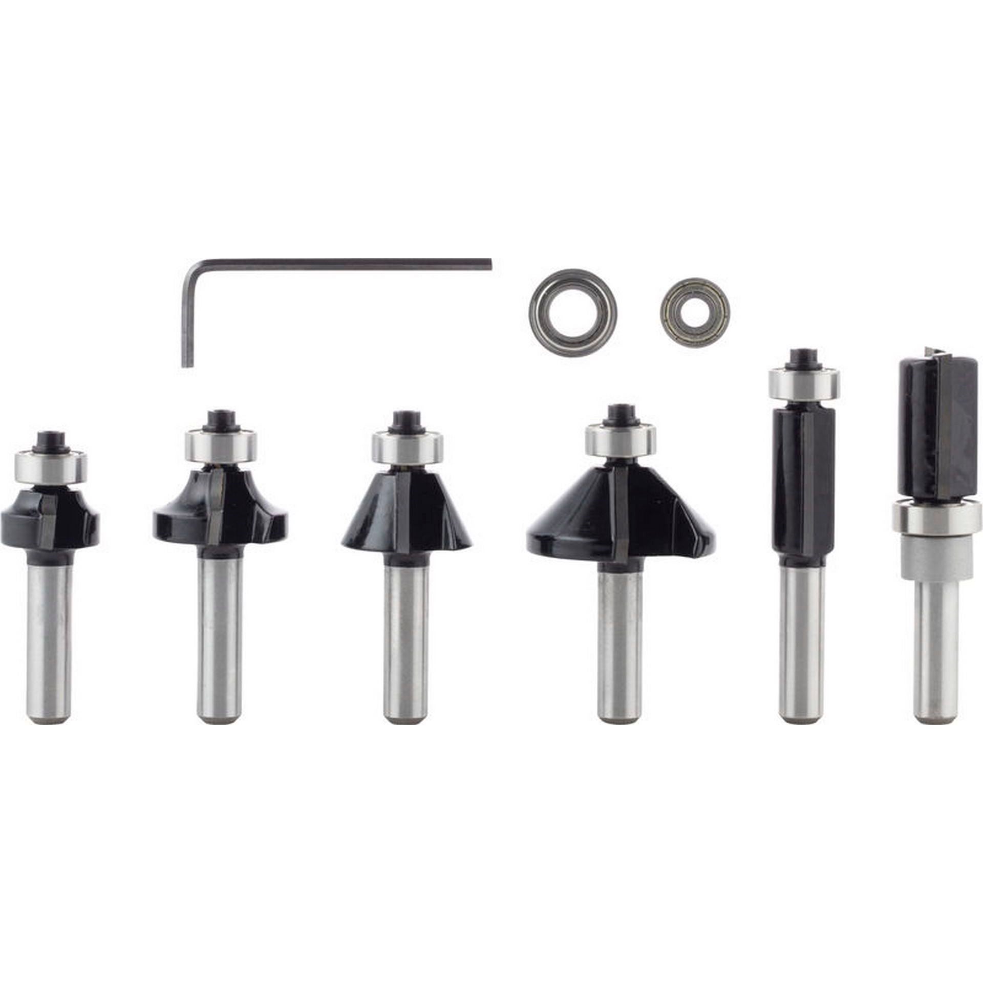 Bosch PRO Kantenfräser-Set, Schaft 8 mm, 6-tlg. #2607017469