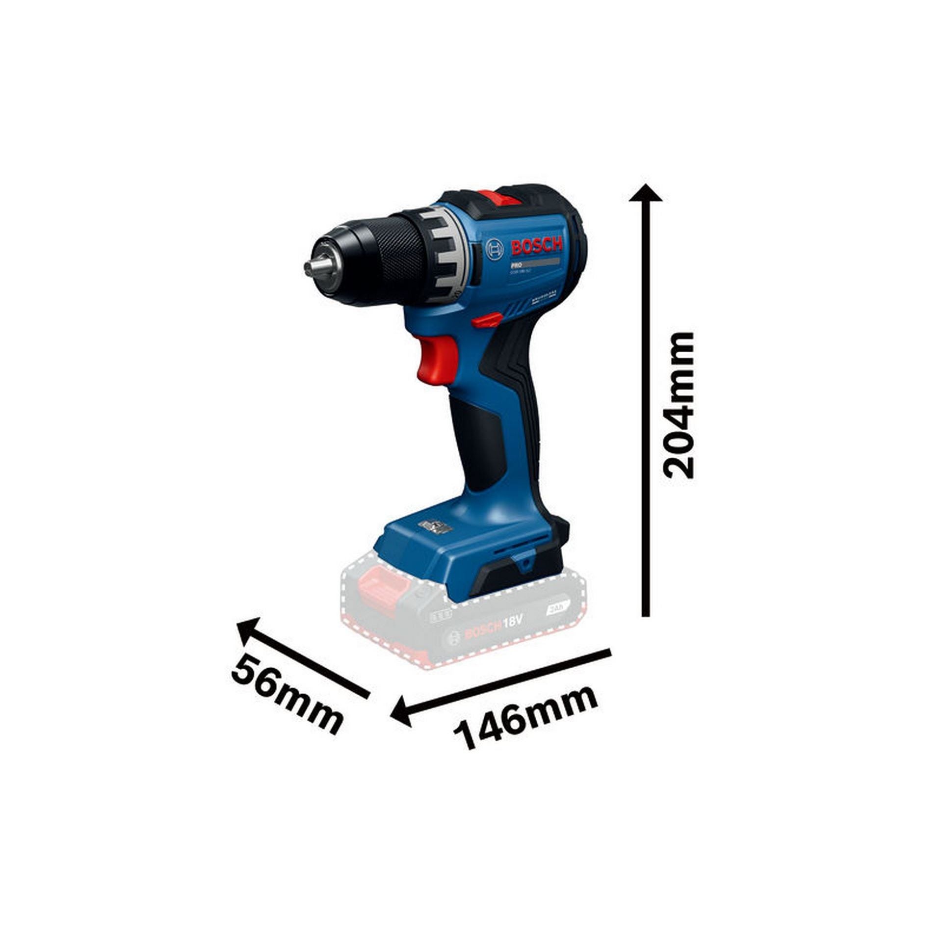 Bosch Akku-Bohrschrauber GSR18V-52 #06019S0020