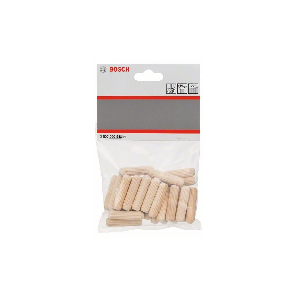 Bosch Holzdübel 10 mm, 40 mm, 30er-Pack #2607000448