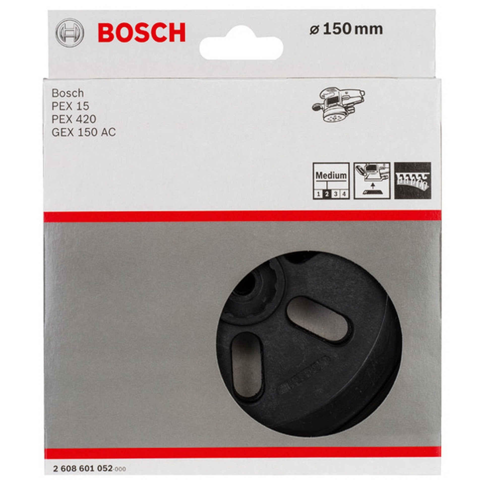 Bosch PRO Schleifteller, mittel, 150 mm #2608601052
