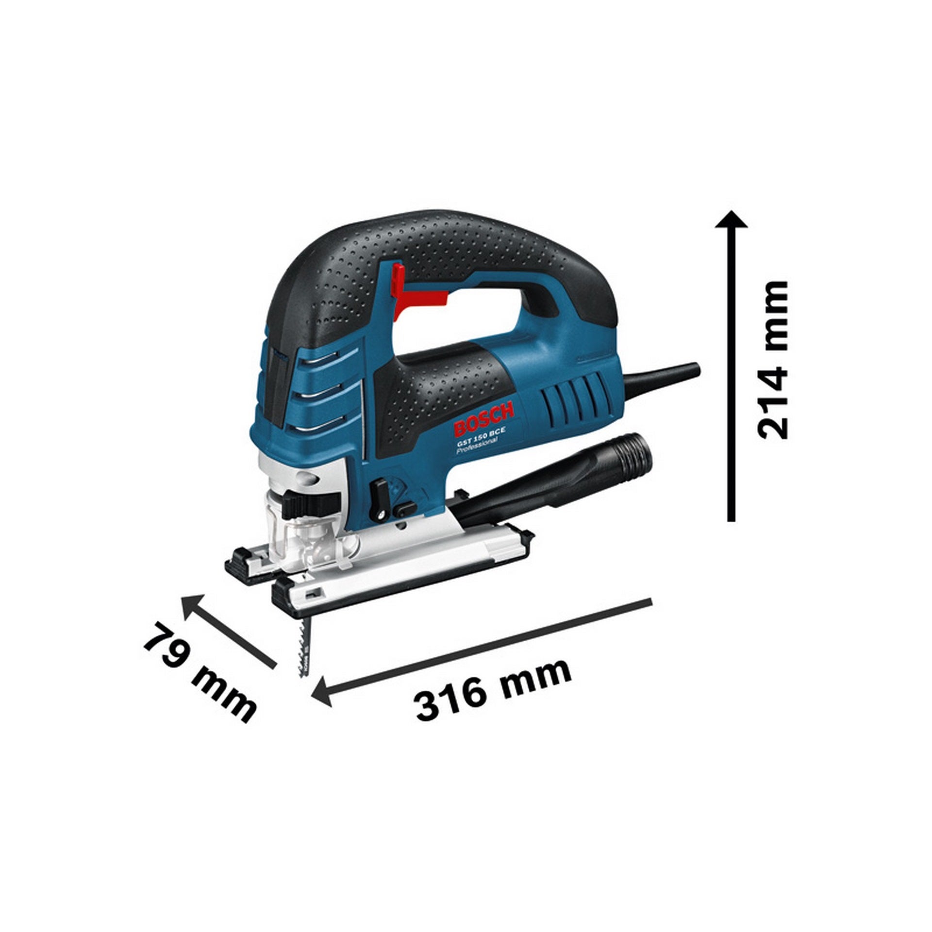Bosch Stichsäge GST 150 BCE im Handwerkerkoffer #0601513000