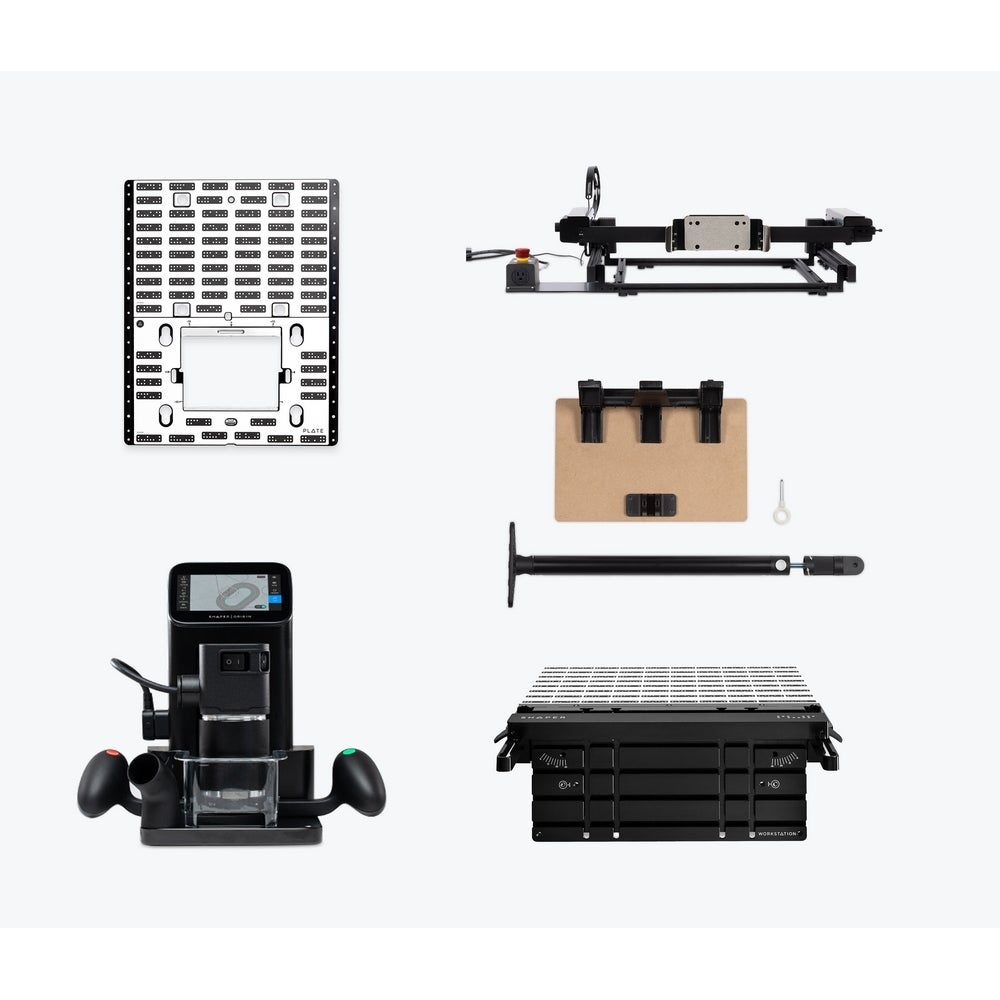 Shaper Origin + Workstation + Plate + BenchPilot + Shelf Upgrade Kit Set