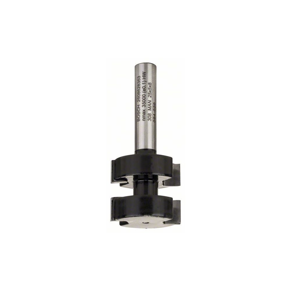 Bosch PRO T-Nut Federfräser, B 8 mm, D 25 mm, L 5 mm, S 8 mm #2608628353