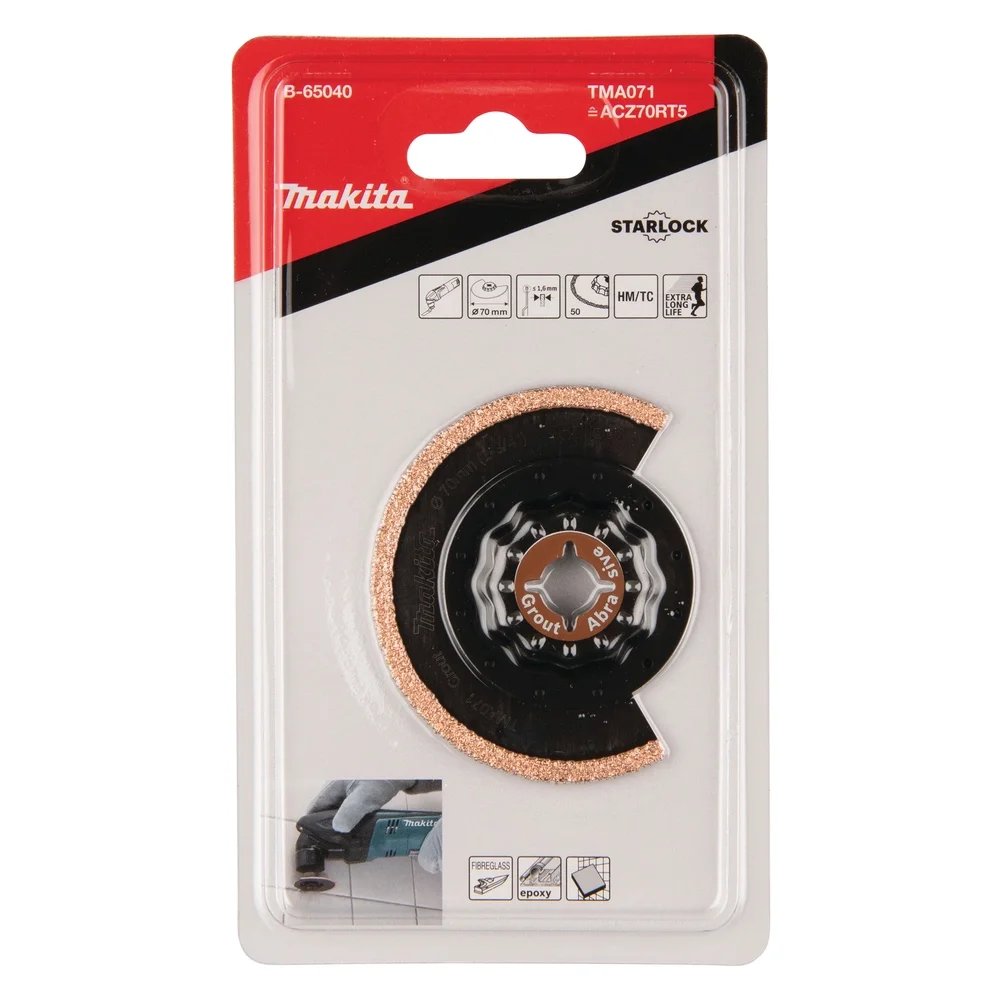 Makita Eintauch und Segmentsägeblatt HM/RIFF, 65 mm, TMA071 #B-65040
