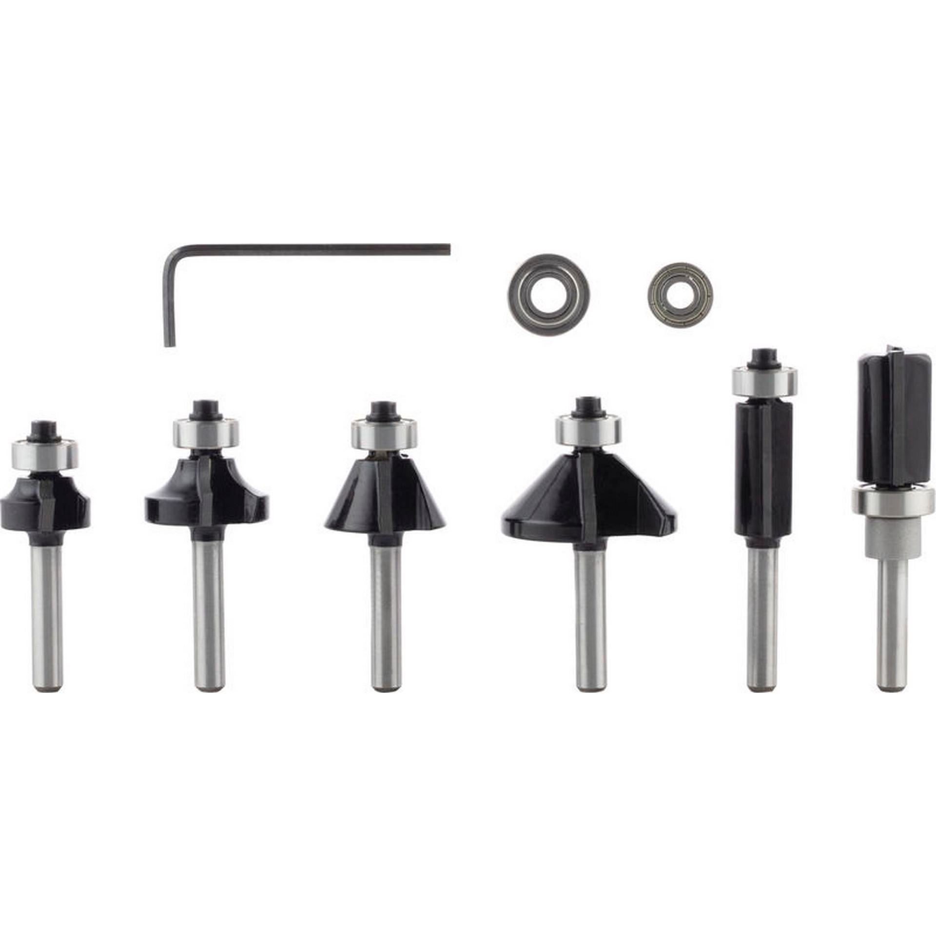 Bosch PRO Fräser- Set, Schaft 6mm, 6-tlg. #2607017468