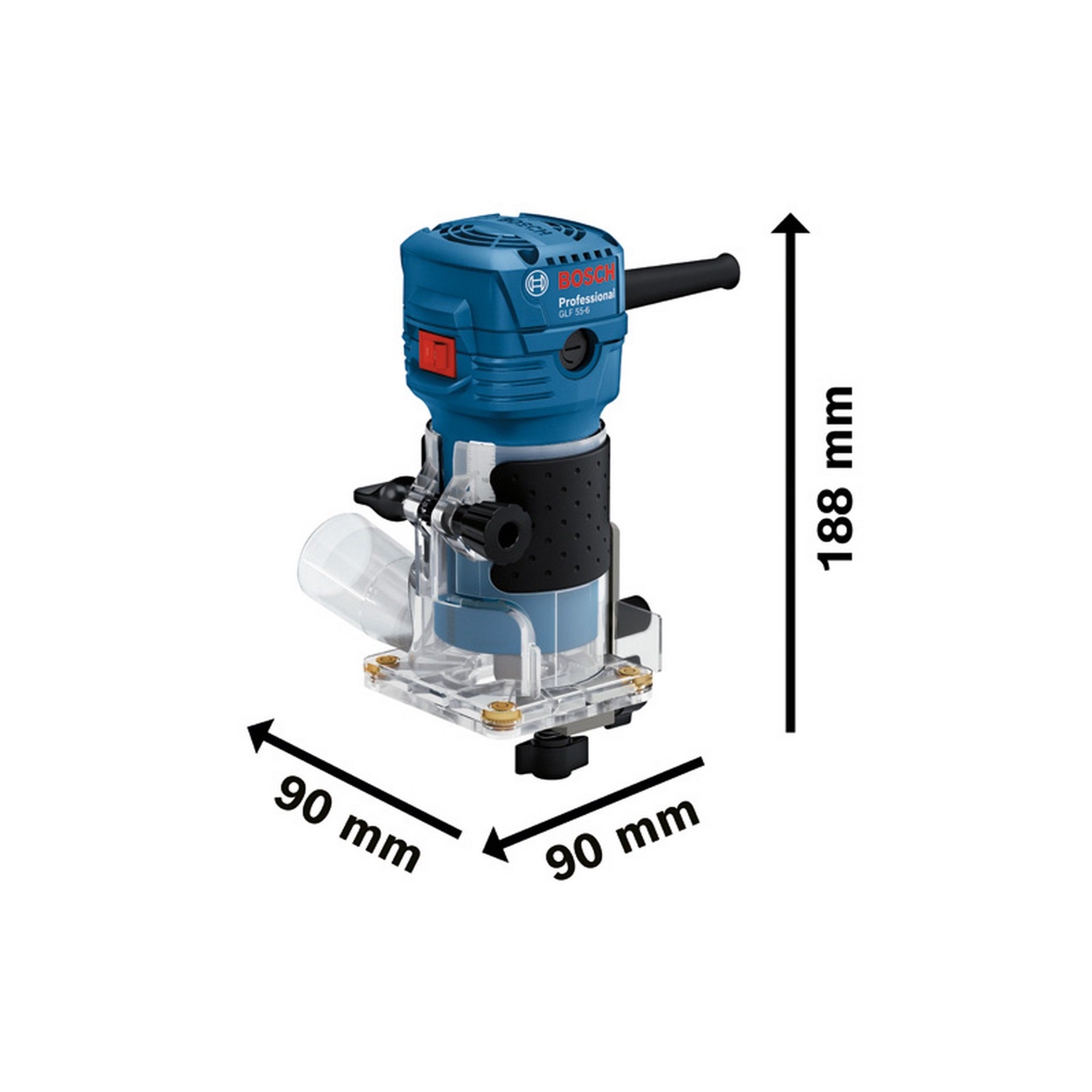 Bosch Kantenfräse GLF 55-6 #06016A0000
