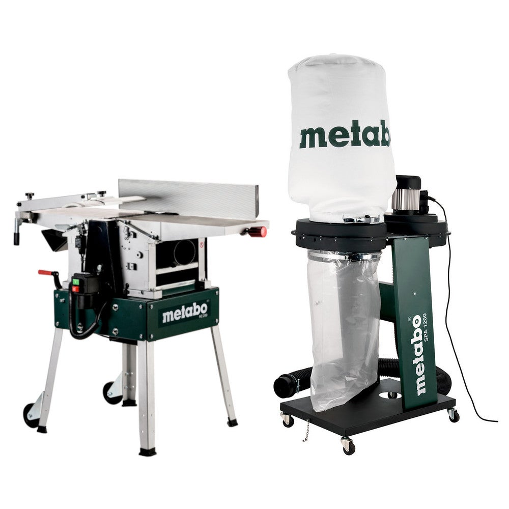 Metabo Hobelmaschine HC 260 C - 2,8 DNB + Späneabsauganlage SPA 1200 Set #0192601118 Karton