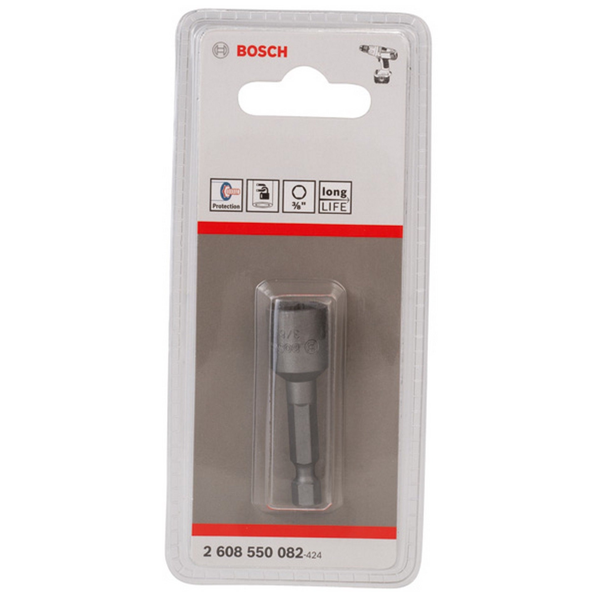 Bosch Steckschlüssel, 50 mm x 3/8-Zoll, mit Magnet #2608550082