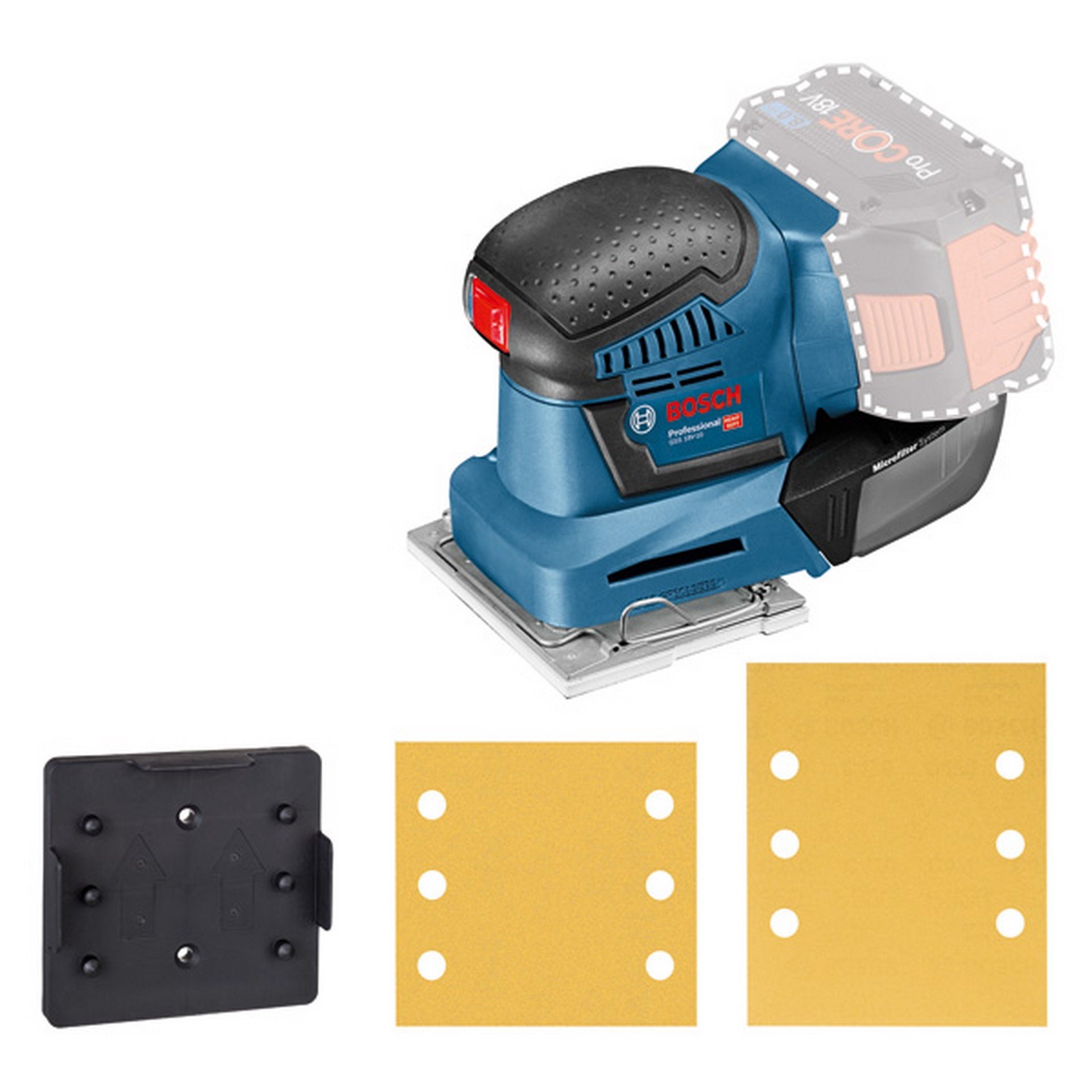 Bosch Akku-Schwingschleifer GSS 18V-10 #06019D0200