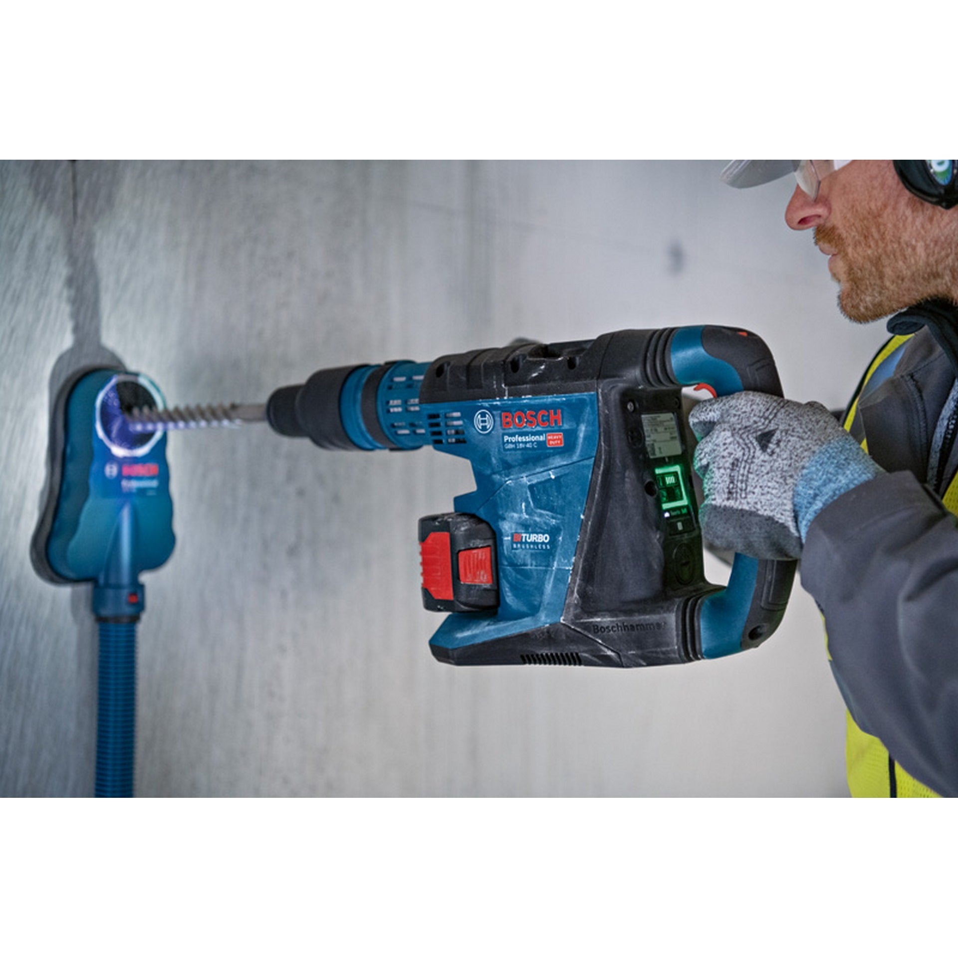 Bosch Akku-Bohrhammer mit SDS max GBH 18V-40 C, 2 x Akku ProCORE18V 8.0Ah in XL-BOXX #0611917102